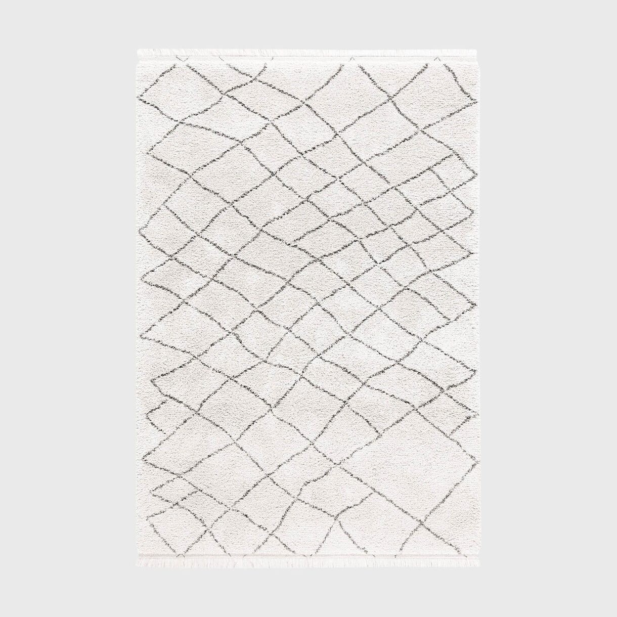 Pasha Berber Rug, Pearl Gunmetal